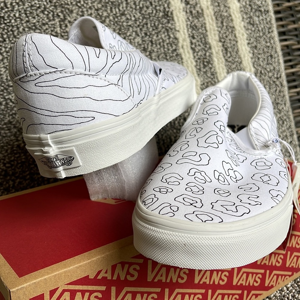 Vans Classic Slip-On U-Paint Leopard/Zebra WMNS - Picture 11 of 16